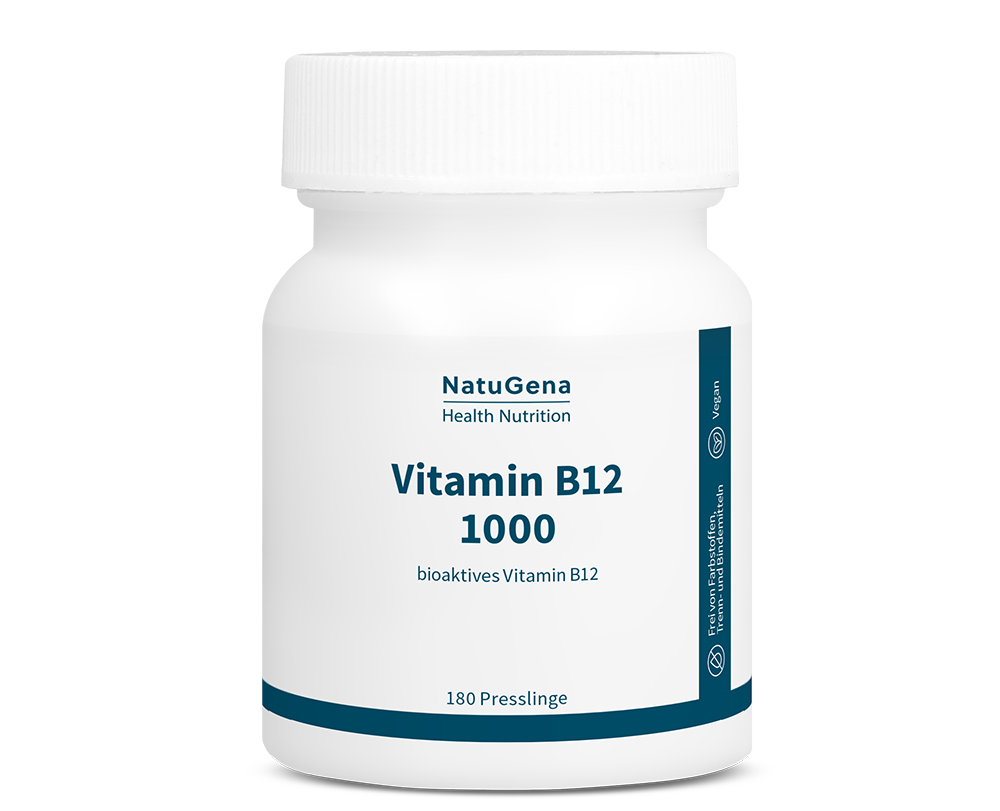 Natugena Vitamin B12 - Jetzt 10 EUR Rabatt auf die erste Bestellung mit Gutscheincode 1086
